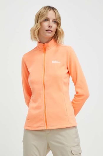 Sportovní mikina Jack Wolfskin Taunus oranžová barva, 1711391