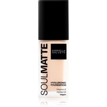 Gabriella Salvete SoulMatte dlouhotrvající make-up s matným efektem odstín 02 Ivory Cold 30 ml