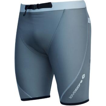 LAVACORE LC ELITE SHORTS Šortky s merinem pro vodní sporty, šedá, velikost