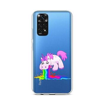 TopQ Kryt Xiaomi Redmi Note 11 silikon Rainbow Splash 71912 (Sun-71912)