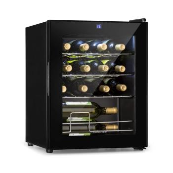 Klarstein Shiraz, vinotéka, 42 l, 131 W, 5-18 °C, dotykové ovládání, černá