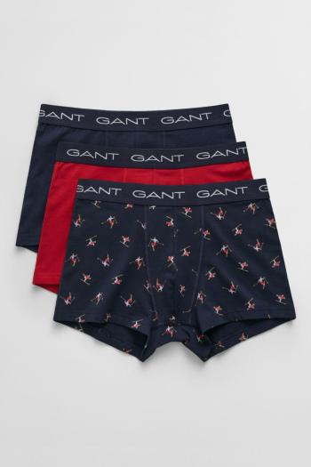 SPODNÍ PRÁDLO GANT SKIER PRINT TRUNK 3-PACK GB EVENING BLUE