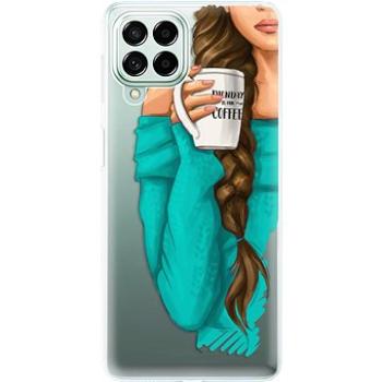 iSaprio My Coffe and Brunette Girl pro Samsung Galaxy M53 5G (coffbru-TPU3-M53_5G)