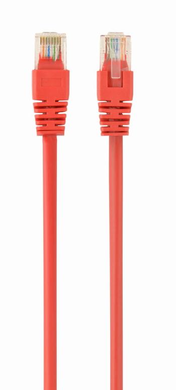 Patch kabel CABLEXPERT PP12-0.5M/R c5e UTP  0 5m RED