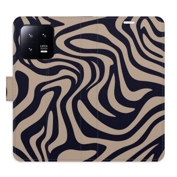 Flipové pouzdro iSaprio - Zebra Black 02 - Xiaomi 13