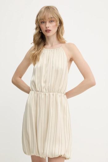 Šaty Armani Exchange béžová farba, mini, áčkový strih, XW000194 AF12744