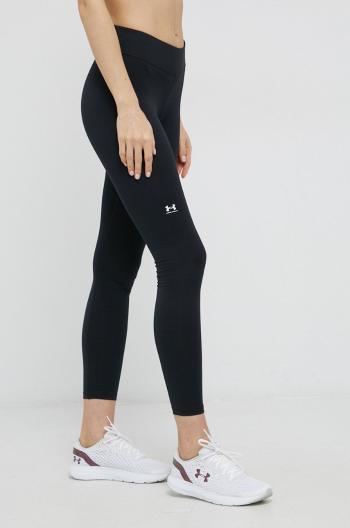 Legíny Under Armour 1368700 dámské, černá barva, hladké