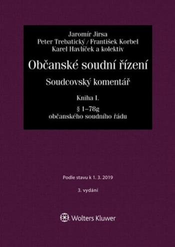 Občanské soudní řízení Kniha I - Jaromír Jirsa