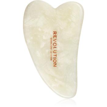 Revolution Skincare Gua Sha Jade masážní pomůcka na obličej 1 ks