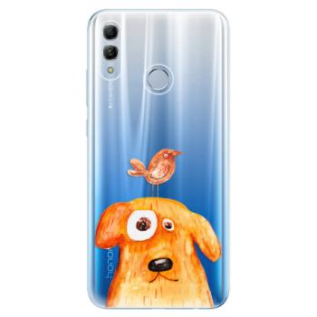 Odolné silikonové pouzdro iSaprio - Dog And Bird - Huawei Honor 10 Lite