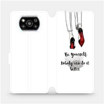 Flipové pouzdro na mobil Xiaomi Poco X3 Pro - M046P Be yourself (5903516703814)