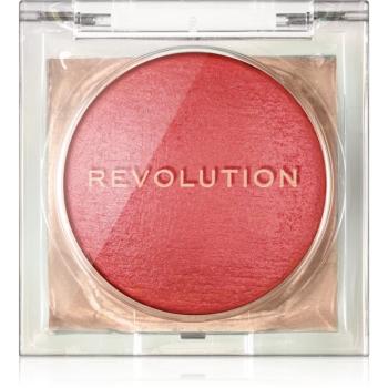 Makeup Revolution Beam Bright Blush rozjasňující tvářenka odstín Peach Pop 2.8 g