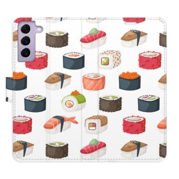 Flipové pouzdro iSaprio - Sushi Pattern 02 - Samsung Galaxy S22 5G