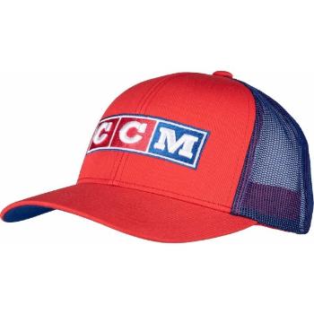 CCM MESHBACK TRUCKER TEAM CZECH Pánská kšiltovka, červená, velikost