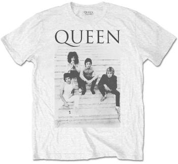 Queen Tričko Stairs Unisex White XL