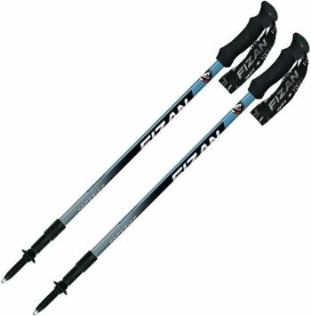 Fizan Prestige Black/Blue 65 - 140 cm Turistické hole