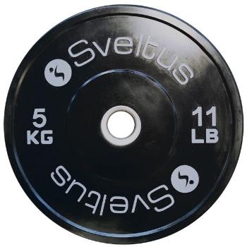 SVELTUS TRAINING OLYMPIC DISC 5 kg x 50 mm Súlyzótárcsa, fekete, méret