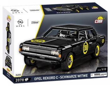 Építőjáték COBI 24333 Opel Rekord C Schwarze Witwe 1:12