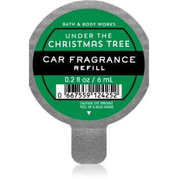 Bath & Body Works Under The Christmas Tree vůně do auta náhradní náplň 6 ml