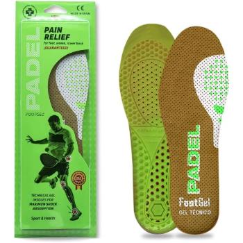 FOOTGEL PADEL TENIS Gelové vložky, hnědá, velikost