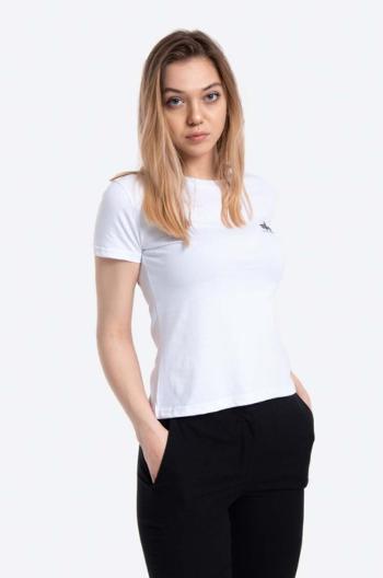 Bavlněné tričko Alpha Industries Basic bílá barva, 196054.09-white