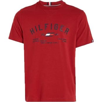 Tommy Hilfiger GRAPHIC S/S TEE Pánské tričko, červená, velikost