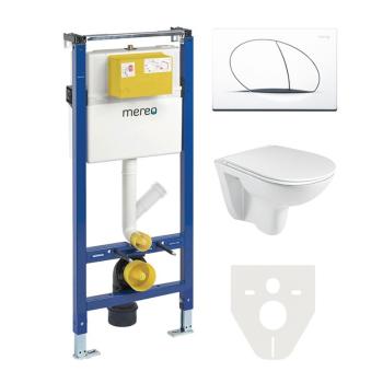 MEREO WC komplet pro sádrokarton s příslušenstvím MM02SETR