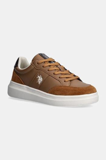 Sneakers boty U.S. Polo Assn. CODY hnědá barva, CODY003M/DYS2