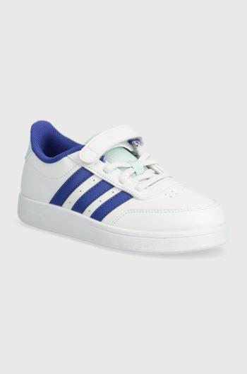 Dětské sneakers boty adidas BREAKNET 2.0 EL C bílá barva, IE3789