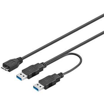 PremiumCord USB 3.0 rozdvojený napájecí 0.2m (ku3y01)