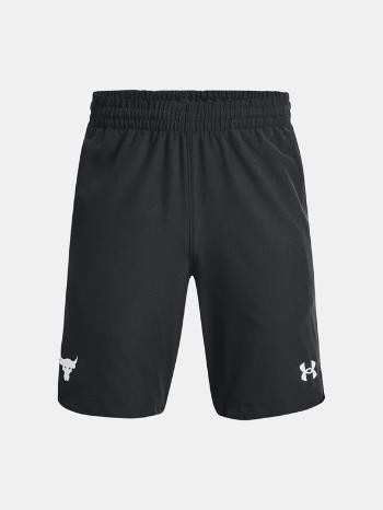 Under Armour UA Project Rock Woven Kraťasy dětské Černá