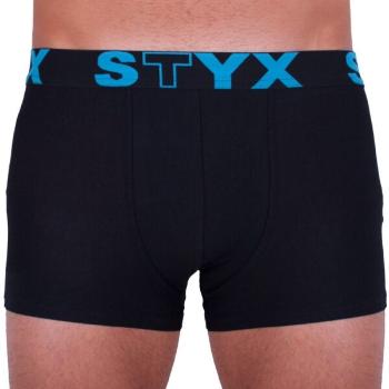 Styx MEN'S BOXERS SPORTS RUBBER Pánské boxerky, černá, velikost