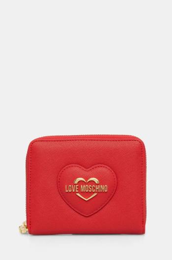 Peněženka Love Moschino červená barva, JC5733PP0L