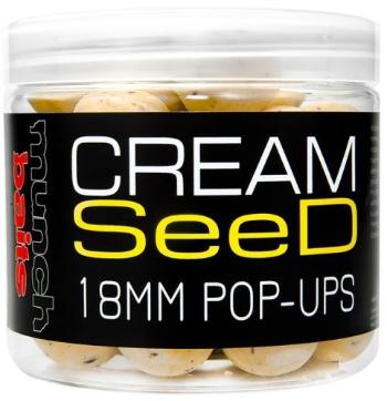 Munch baits plovoucí boilies pop-ups cream seed 200 ml-18 mm