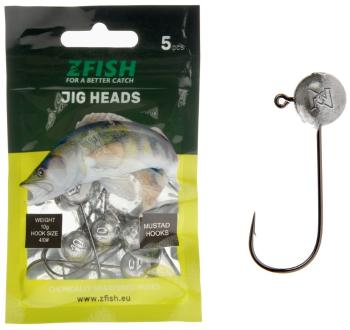 Zfish jigová hlava jig head simply 5 ks - 10 g háček 4/0