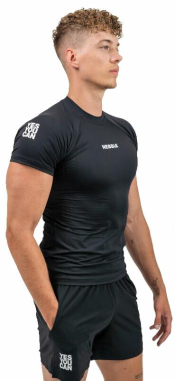 Nebbia Workout Compression Performance Black 2XL Fitness tričko