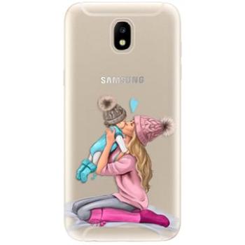 iSaprio Kissing Mom - Blond and Boy pro Samsung Galaxy J5 (2017) (kmbloboy-TPU2_J5-2017)