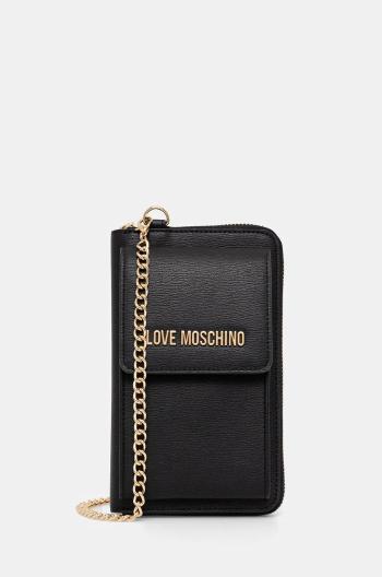 Peněženka Love Moschino černá barva, JC5701PP0L