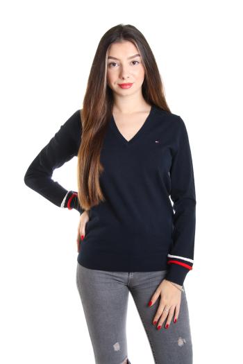 Tommy Hilfiger dámský tmavě modrý svetr Ivy - XS (403)