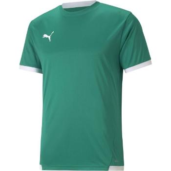 Puma TEAM LIGA JERSEY TEE Pánské fotbalové triko, zelená, velikost