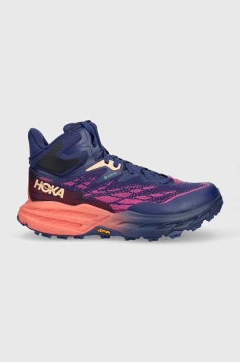 Boty Hoka   Speedgoat 5 Mid GTX dámské, fialová barva