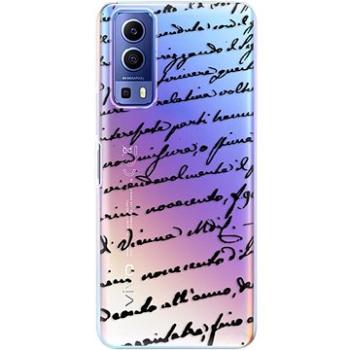 iSaprio Handwriting 01 - black pro Vivo Y72 5G (hawri01b-TPU3-vY72-5G)