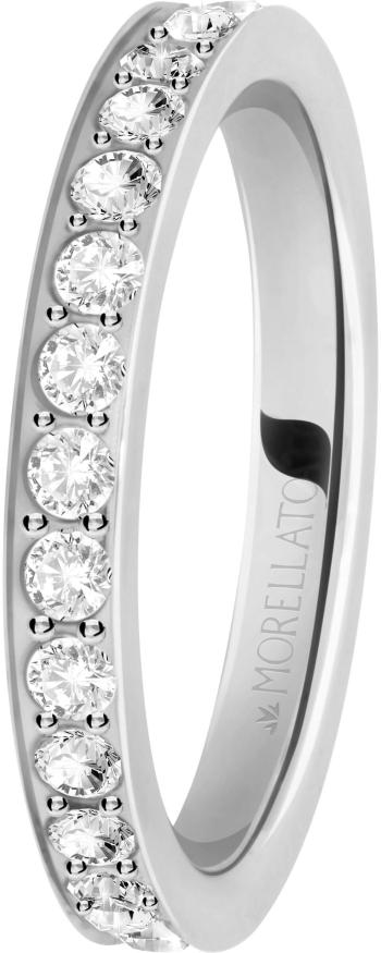 Morellato Ocelový prsten s krystaly Love Rings SNA41 56 mm