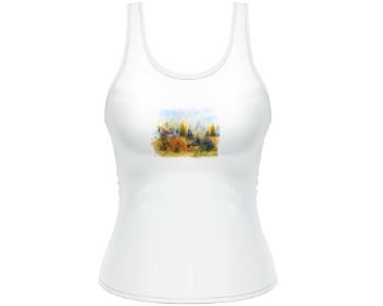 Dámské tílko Tank Top Podzimní krajina