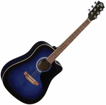 Eko guitars Ranger CW EQ Blue Sunburst Elektroakustická kytara Dreadnought