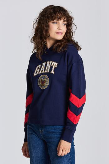 MIKINA GANT D1. CREST SHIELD DETAIL HOODIE CLASSIC BLUE