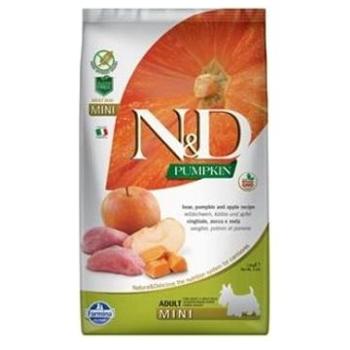 N&D PUMPKIN grain free dog adult mini boar & apple 2,5 kg (8010276033291)