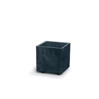 Květináč SIERRA SQUARE BETON EFFECT 28,8 cm, antracit, S
