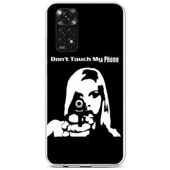 TopQ Kryt Xiaomi Redmi Note 11 silikon Don't Touch Gun 71865 (Sun-71865)