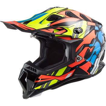 Motokrosová helma LS2 MX700 Subverter Rascal  Gloss Black Fluo Orange  XL (61-62)